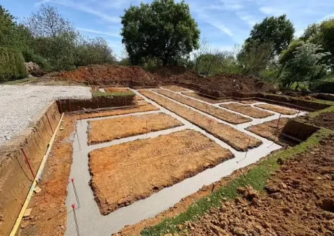 Fondation béton maison neuve - Sargé-lès-Le-Mans