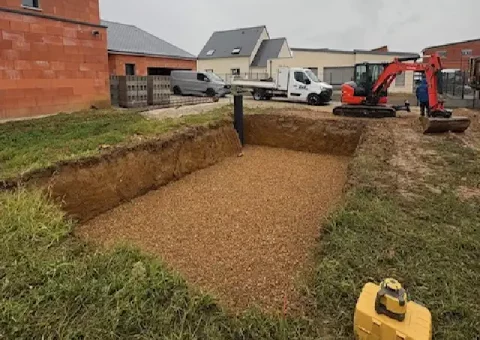 Terrassement piscine - Sargé-lès-Le-Mans